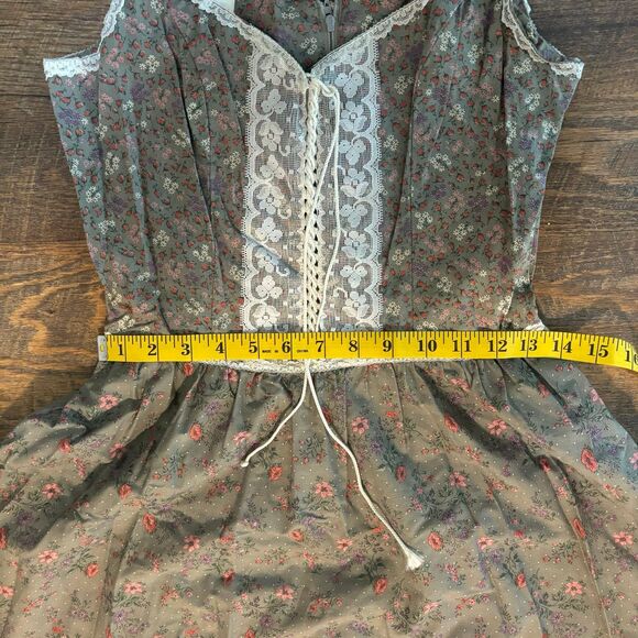 Gunne sax prairie dress sleeveless short size 11  - 70s 1970s - Picture 6 of 9